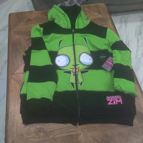 Hot Topic Tops - Hot Topic Invader Zim Vintage Reversible sweatshirt size 3x New UNISEX